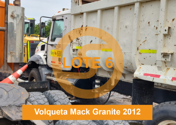 PUEDE OFERTAR - LOTE 6 VOLQUETA DOBLETROQUE MARCA: MACK  LÍNEA : GRANITE 2012 - Imagen 4