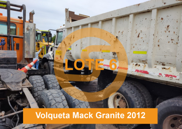 PUEDE OFERTAR - LOTE 6 VOLQUETA DOBLETROQUE MARCA: MACK  LÍNEA : GRANITE 2012 - Imagen 5