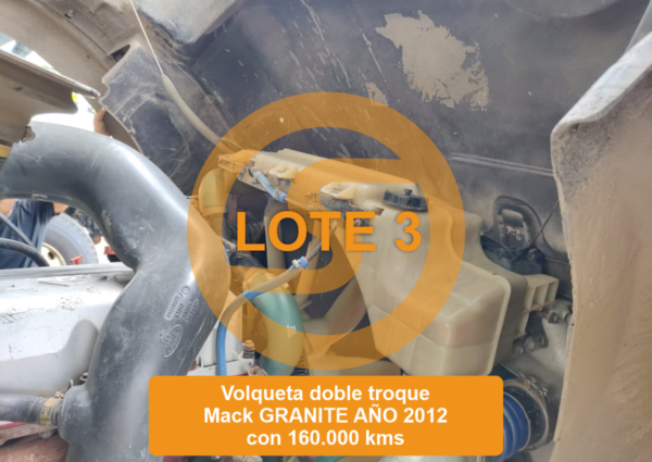 PUEDE OFERTAR - LOTE 3 VOLQUETA DOBLETROQUE MARCA: MACK  LÍNEA : GRANITE  2012 - Imagen 4