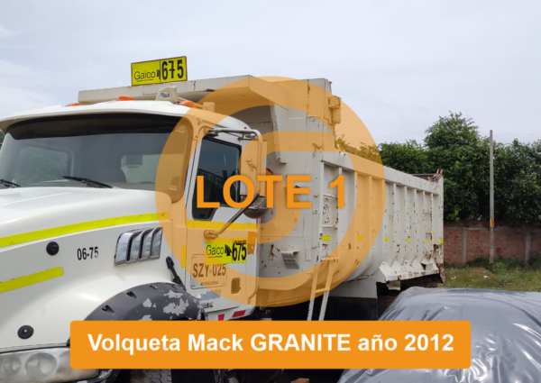 PUEDE OFERTAR - LOTE 1 VOLQUETA DOBLETROQUE MACK GRANITE 2006 - Imagen 5