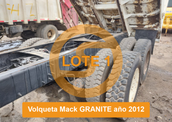 PUEDE OFERTAR - LOTE 1 VOLQUETA DOBLETROQUE MACK GRANITE 2006 - Imagen 3