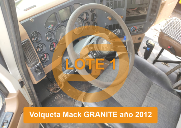 PUEDE OFERTAR - LOTE 1 VOLQUETA DOBLETROQUE MACK GRANITE 2006 - Imagen 8
