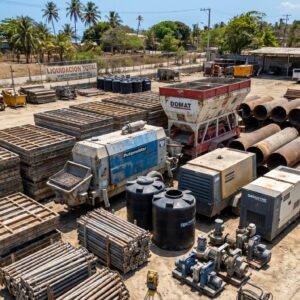 Lote de equipos menores para construccion